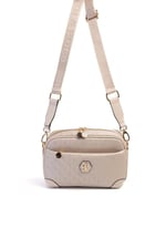 Silver & Polo SP1094 Kadın Çapraz Çanta Logolu Bej