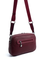 Silver & Polo SP1094 Kadın Çapraz Çanta Petek Bordo