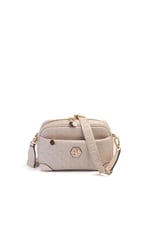 Silver & Polo SP1094 Kadın Çapraz Çanta Logolu Bej