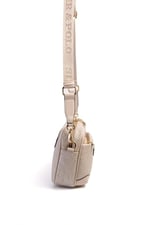 Silver & Polo SP1094 Kadın Çapraz Çanta Logolu Bej