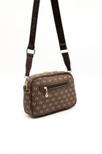 Silver & Polo SP1094 Kadın Çapraz Çanta Monogram Kahve