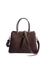 Silver & Polo SP1098 Kadın El Çantası Süet Kahve