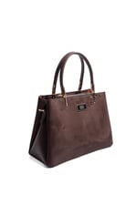Silver & Polo SP1098 Kadın El Çantası Süet Kahve