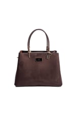 Silver & Polo SP1098 Kadın El Çantası Süet Kahve