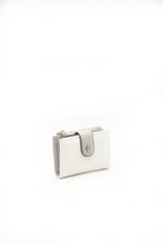 Silver & Polo SP1107 Kadın Cüzdan & Kartlık Düz Beyaz-A.Gri
