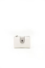 Silver & Polo SP1107 Kadın Cüzdan & Kartlık Düz Beyaz-A.Gri