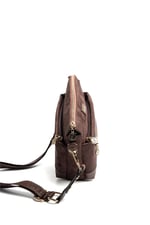 Silver & Polo SP1110 Kadın Çapraz Çanta Süet Kahve