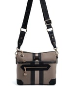 Silver & Polo SP1110 Kadın Çapraz Çanta Ekose Kahve-Siyah