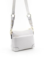 Silver & Polo SP1110 Kadın Çapraz Çanta Logolu Beyaz