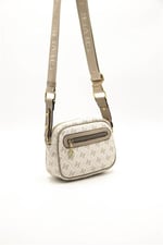 Silver & Polo SP1111 Kadın Çapraz Çanta Monogram Bej-Kum