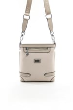 Silver & Polo SP1120 Kadın Çapraz Çanta Petek Bej-Bej