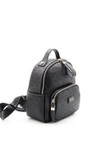Silver & Polo SP1130 Kadın Sırt Çantası Logolu Siyah