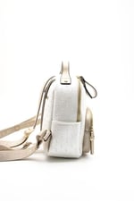 Silver & Polo SP1130 Kadın Sırt Çantası Logolu Sedef-S.Nut