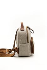 Silver & Polo SP1130 Kadın Sırt Çantası Hasır Bej-Taba
