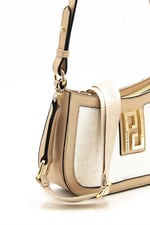 Silver & Polo SP1132 Kadın Çapraz Çanta Logolu Sedef-S.Nut