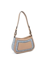 Silver & Polo SP1132 Kadın Çapraz Çanta Monogram Mavi-Ten
