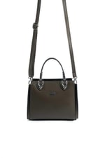 Silver & Polo SP1133 Kadın El Çantası Düz Zeytuni