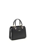Silver & Polo SP1133 Kadın El Çantası Düz Siyah