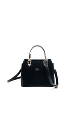 Silver & Polo SP1133 Kadın El Çantası Fashion Siyah-Rugan Siyah