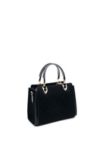 Silver & Polo SP1133 Kadın El Çantası Fashion Siyah-Rugan Siyah