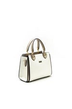 Silver & Polo SP1133 Kadın El Çantası Logolu Sedef-S.Nut