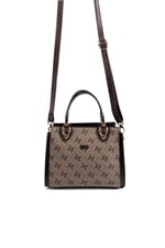 Silver & Polo SP1133 Kadın El Çantası Monogram Koyubej-Kahve