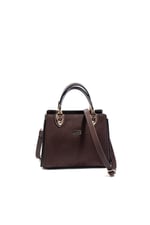 Silver & Polo SP1133 Kadın El Çantası Süet Kahve