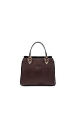Silver & Polo SP1133 Kadın El Çantası Süet Kahve