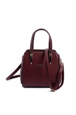 Silver & Polo SP1136 Kadın El Çantası Düz Bordo