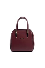 Silver & Polo SP1136 Kadın El Çantası Düz Bordo