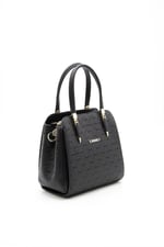 Silver & Polo SP1136 Kadın El Çantası Logolu Siyah
