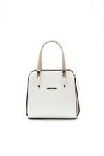 Silver & Polo SP1136 Kadın El Çantası Logolu Sedef-S.Nut