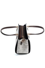 Silver & Polo SP1136 Kadın El Çantası Monogram Bej-Kahve