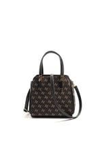 Silver & Polo SP1136 Kadın El Çantası Monogram Füme-Siyah