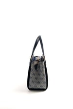 Silver & Polo SP1136 Kadın El Çantası Monogram Gri-Lacivert