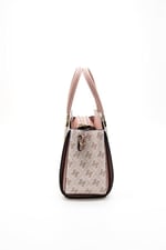 Silver & Polo SP1136 Kadın El Çantası Monogram Pembe-Somon