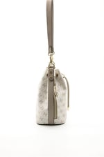 Silver & Polo SP1137 Kadın Omuz Çantası Monogram Bej-Kum