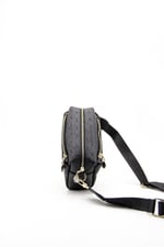 Silver & Polo SP1142 Kadın Çapraz Çanta Logolu Siyah