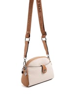 Silver & Polo SP1144 Kadın Çapraz Çanta Petek Bej-A.Taba