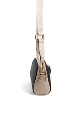 Silver & Polo SP1144 Kadın Çapraz Çanta Logolu Siyah-S.Nut