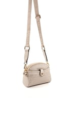 Silver & Polo SP1144 Kadın Çapraz Çanta Logolu Bej-S.Bej