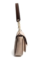 Silver & Polo SP1147 Kadın Omuz Çantası Logolu Nut-Kahve