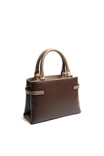 Silver & Polo SP1149 Kadın El Çantası Düz Kahve-Vizon