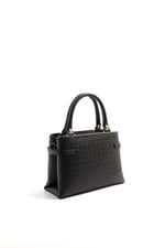 Silver & Polo SP1149 Kadın El Çantası Logolu Siyah