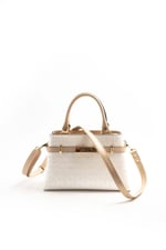 Silver & Polo SP1149 Kadın El Çantası Logolu Sedef-S.Nut