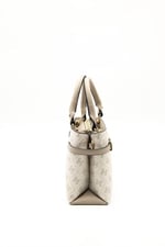 Silver & Polo SP1149 Kadın El Çantası Monogram Bej-Kum