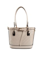 Silver & Polo SP1155 Kadın El Çantası Logolu Bej-S.Bej