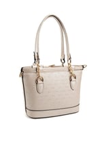 Silver & Polo SP1155 Kadın El Çantası Logolu Bej-S.Bej