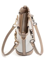 Silver & Polo SP1155 Kadın El Çantası Logolu Sedef-S.Nut