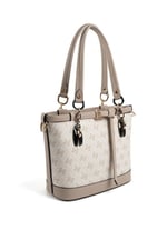 Silver & Polo SP1155 Kadın El Çantası Monogram Bej-Kum